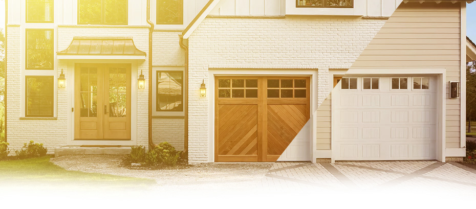Wood versus steel garage door