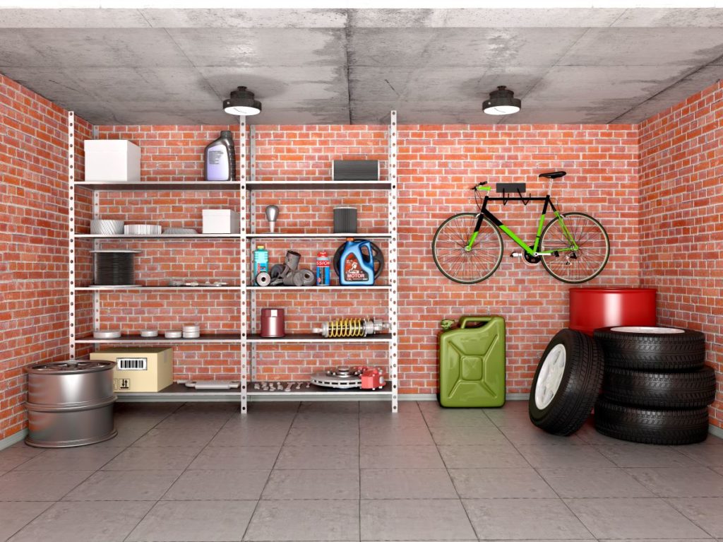Image of an organized garage