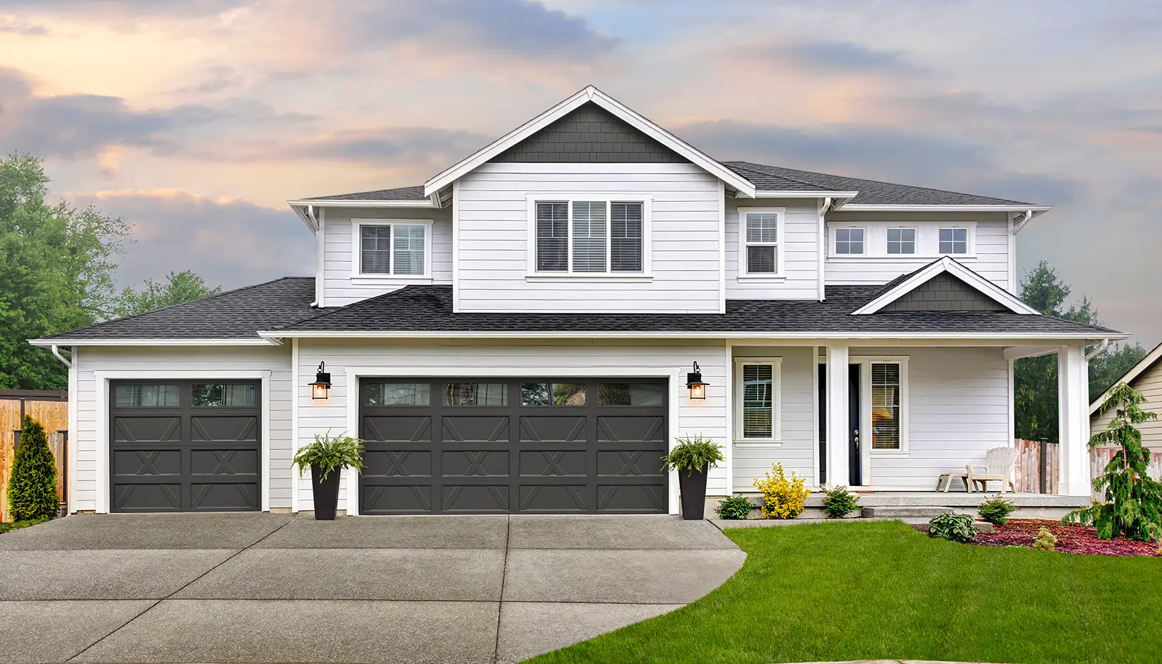 Bridgeport inlay clopay garage door